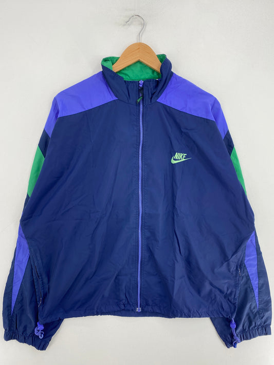 00' NIKE Size L Vintage Zip-up Nylon-Jacket / G1985N