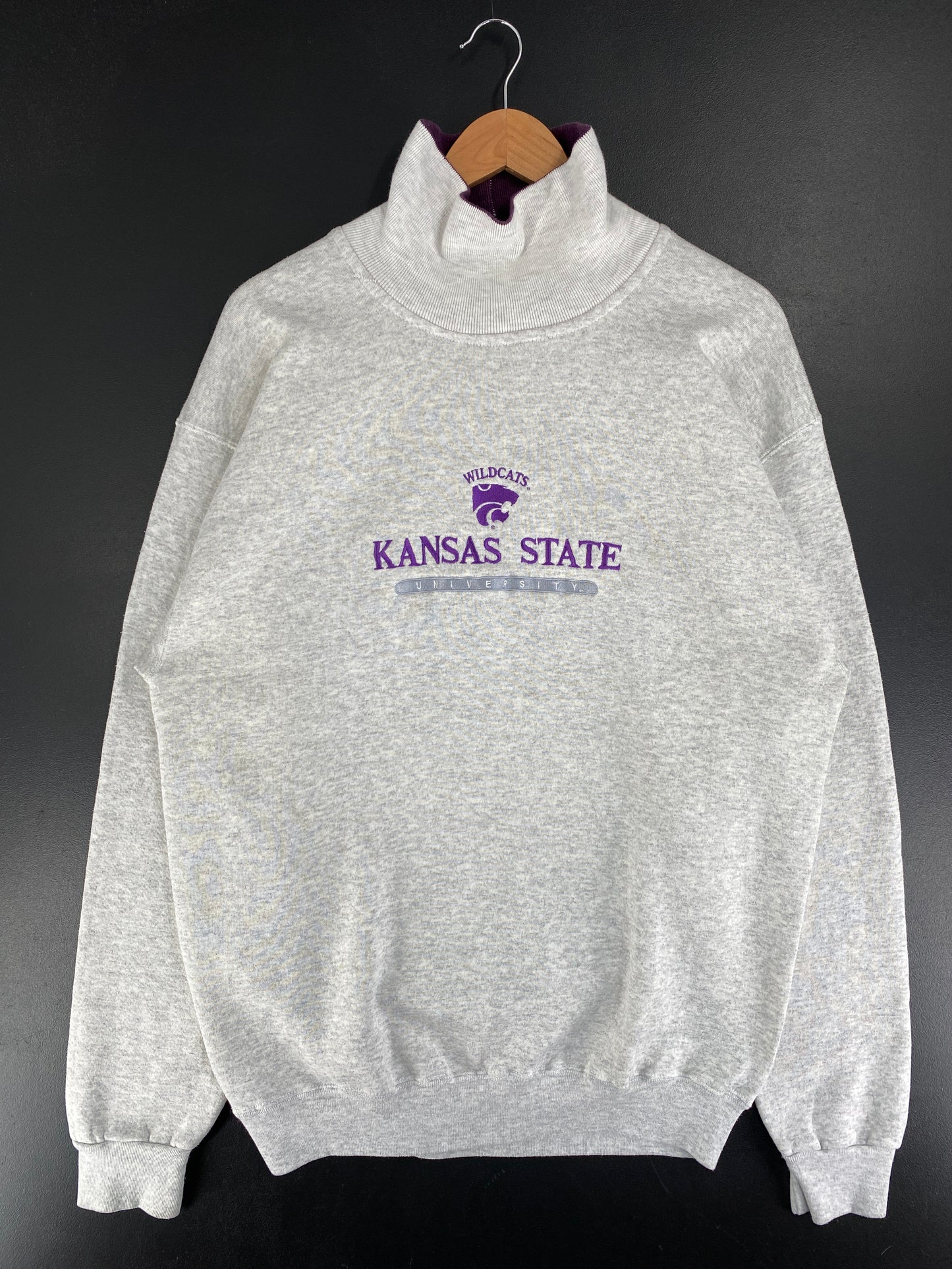 90's KANSAS STATE Size XL Vintage College Sweat-Shirt / G3566S