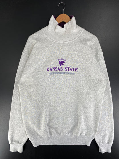 90's KANSAS STATE Size XL Vintage College Sweat-Shirt / G3566S