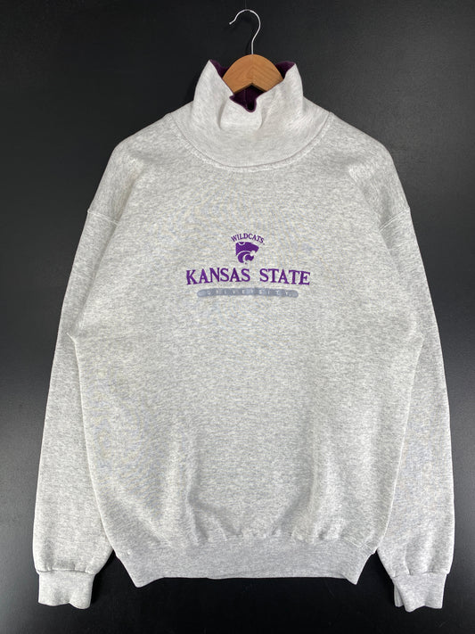 90's KANSAS STATE Size XL Vintage College Sweat-Shirt / G3566S