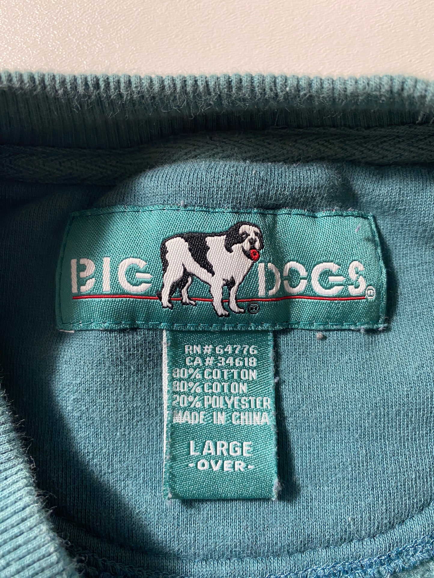 Vintage BIG DOGS Size L Animal Sweat-shirt / F9895S