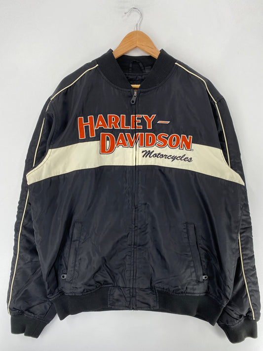 Vintage HARLEY DAVIDSON Size L Racing Jacket / F3186J
