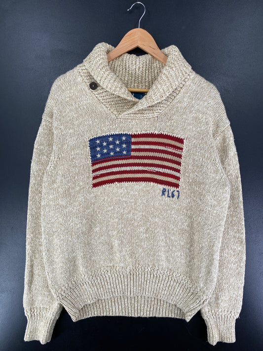 Vintage POLO RALPH LAUREN Size M Knitwear / F3187N