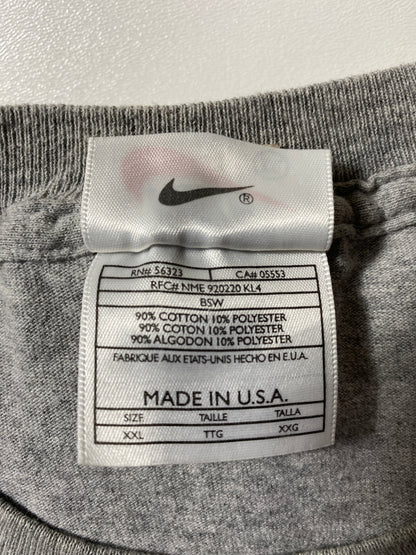 90’s NIKE Made in USA Size XXL Vintage Long Sleeve T-Shirt / F9928T