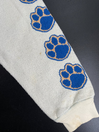 90's UNIVERSITY OF KENTUCKY Made in USA Size XL Vintage Collage Cotton Blanket Material Knit Shirt / F7866K