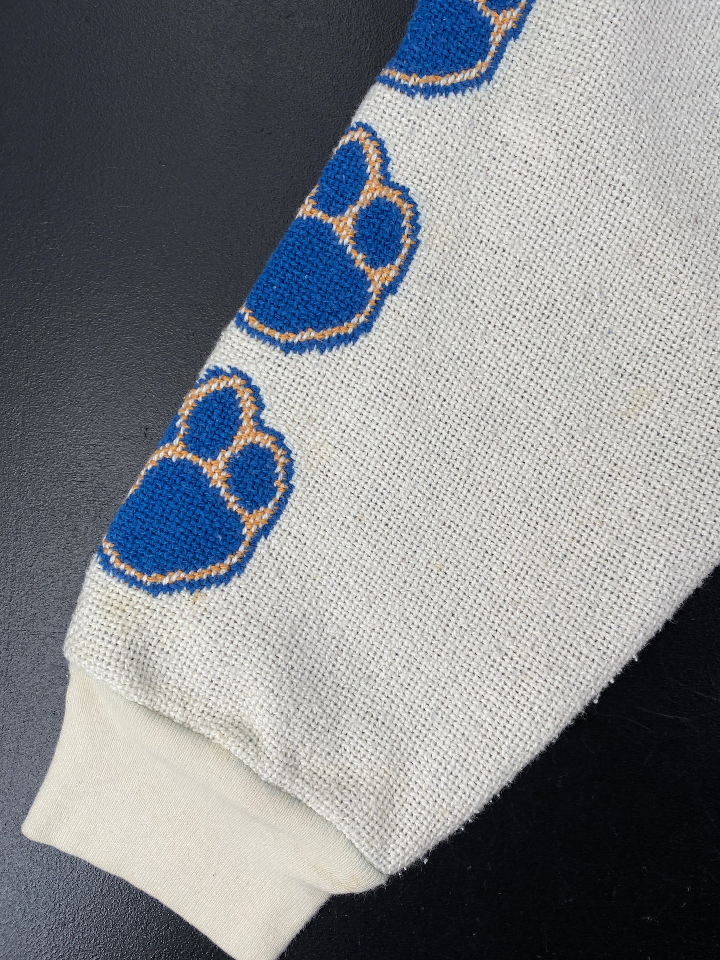 90's UNIVERSITY OF KENTUCKY Made in USA Size XL Vintage Collage Cotton Blanket Material Knit Shirt / F7866K