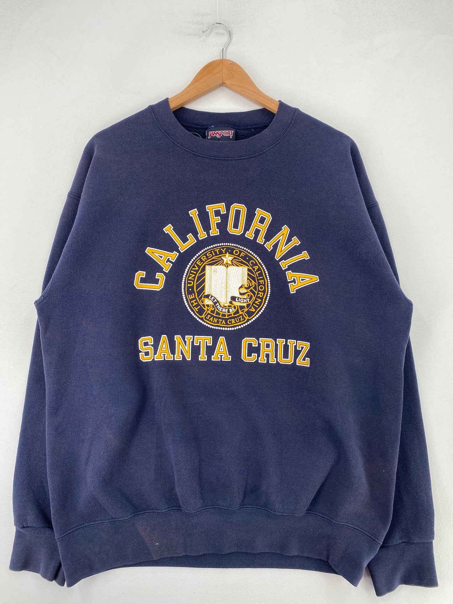 90’s CALIFORNIA SANTA CRUZ Size L College Sweat-Shirt / F9969S