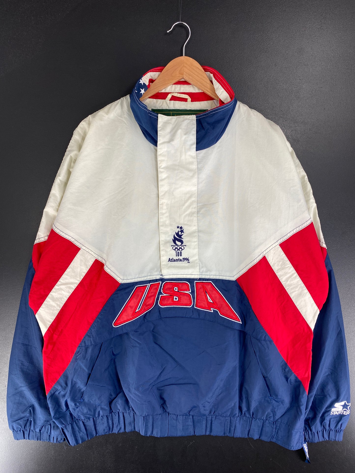 90's STARTER X TEAM USA Size XL Vintage Nylon Jacket / F9255N