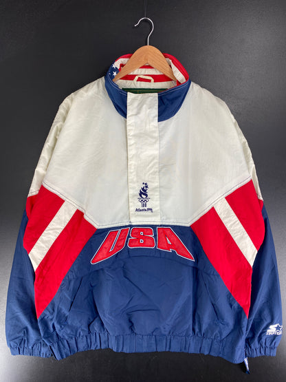 90's STARTER X TEAM USA Size XL Vintage Nylon Jacket / F9255N