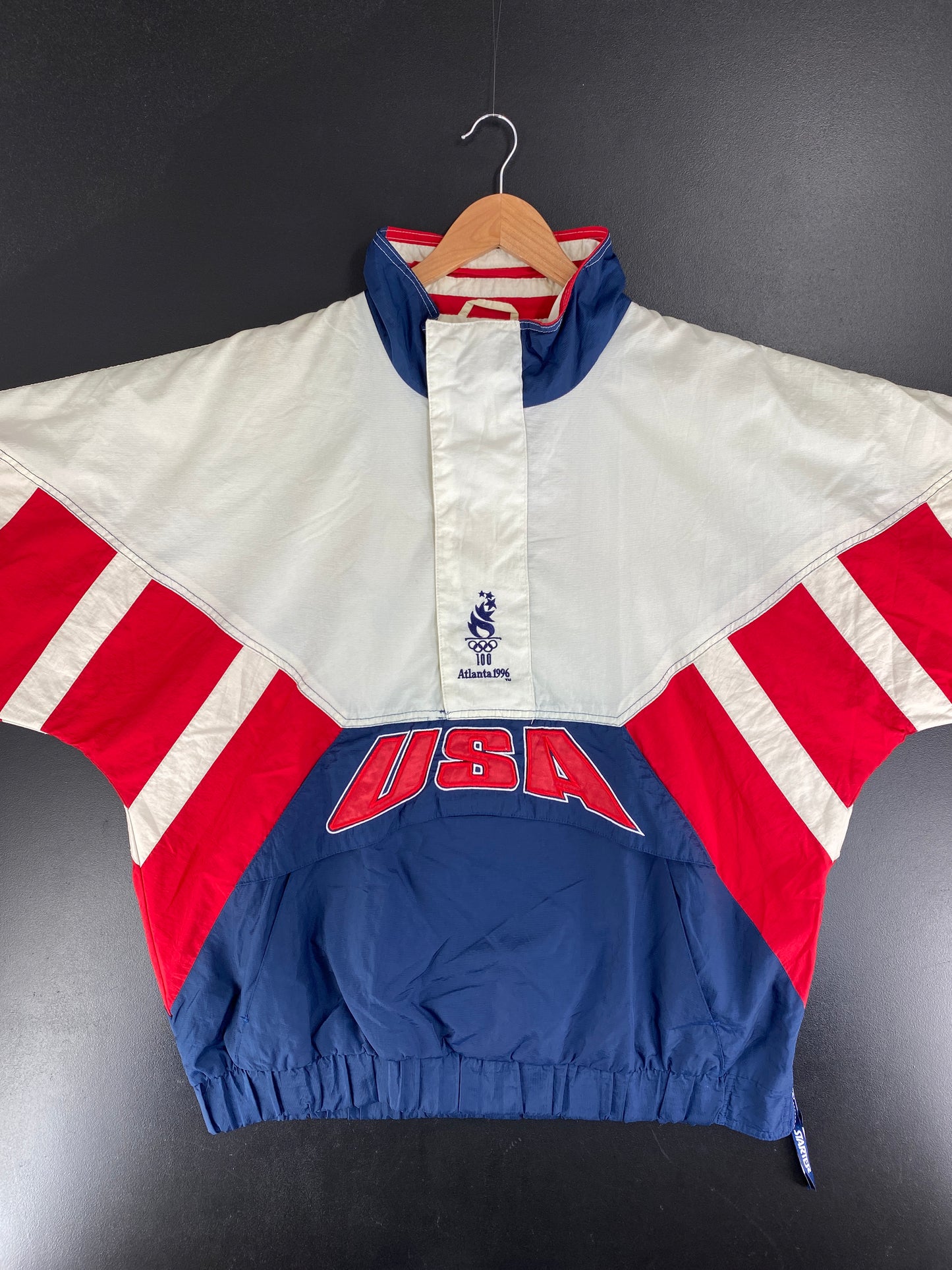 90's STARTER X TEAM USA Size XL Vintage Nylon Jacket / F9255N