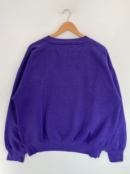 90’s KANSAS STATE WILDCATS Size XL Vintage College Sweat-Shirt / G3769S