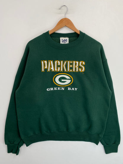 90's GREEN BAY PACKERS Made in USA Size M Vintage Sweat-Shirt / G7291S