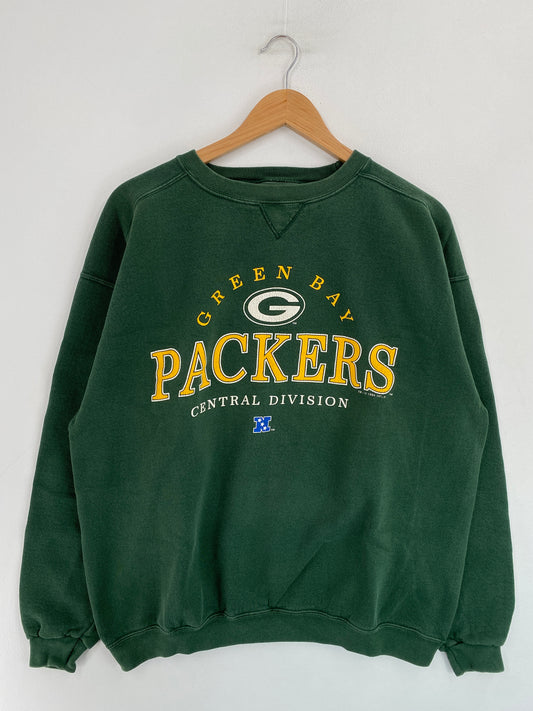 1996 GREEN BAY PACKERS Made in USA Size L Vintage NFL Sweat-shirt / G3791S