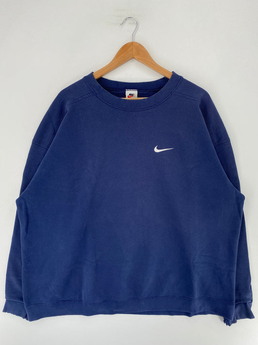 90's NIKE MINI SWOOSH Made in USA Size XXL Vintage Sweat-Shirt / G6090S