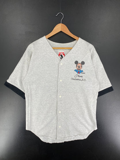 90's DISNEY Made in USA Size M Vintage Button Down Shirt / F3371B