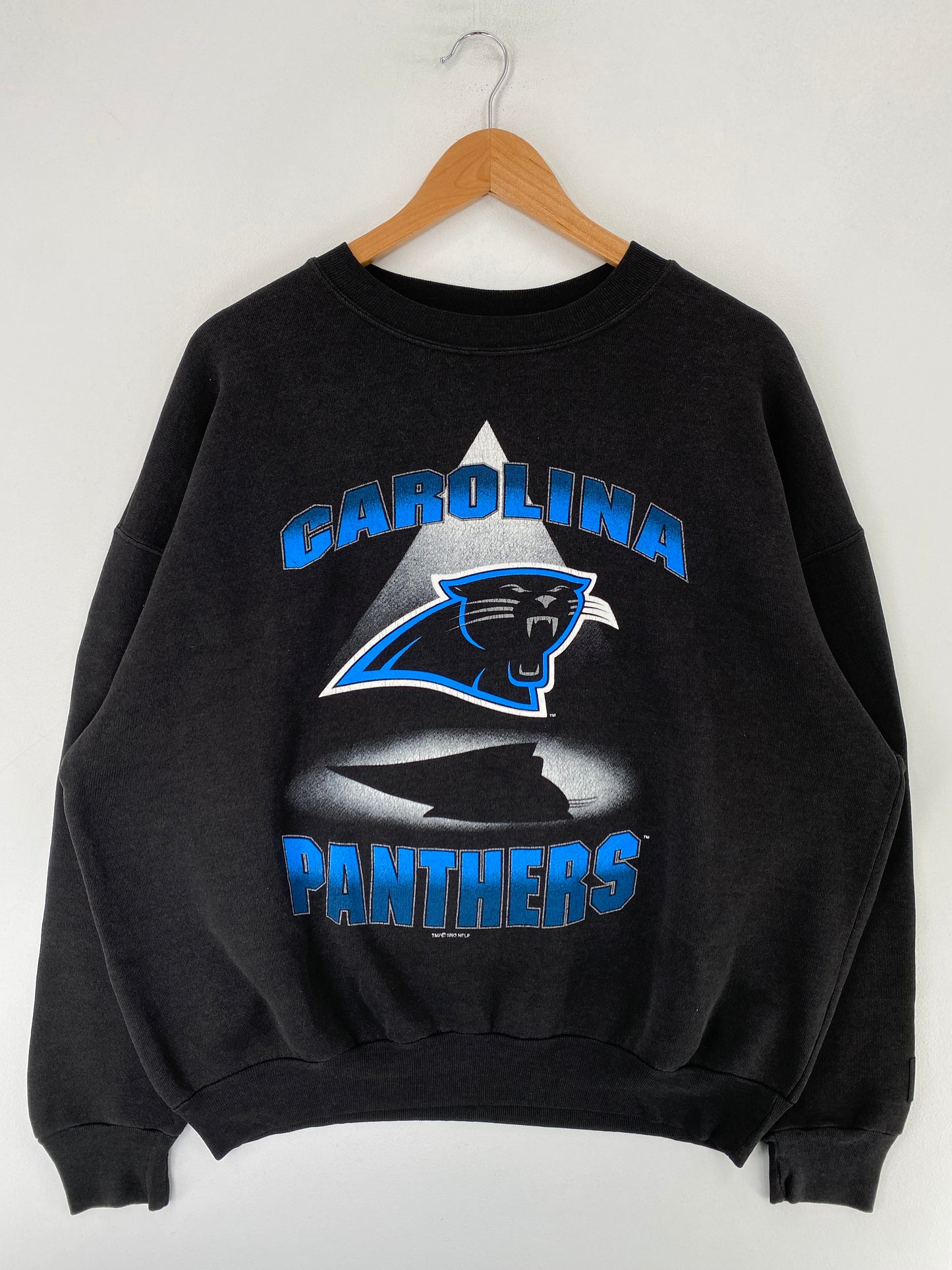 1993 STARTER x CAROLINA PANTHERS Made in USA Size XL Vintage NFL Sweat-Shirt / G6566S