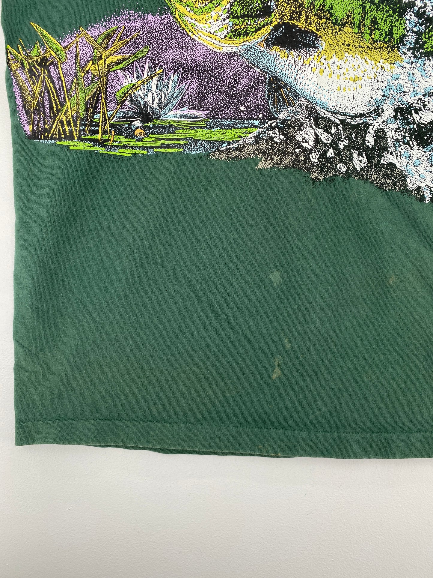 (XL) 90's SAN ANTONIO BASS Vintage Animal T-Shirt / A0915T