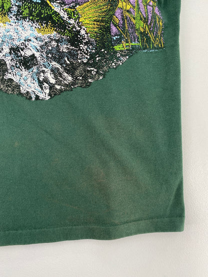 (XL) 90's SAN ANTONIO BASS Vintage Animal T-Shirt / A0915T