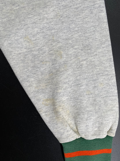 90’s MIAMI HURRICANES Size XL Vintage NFL Sweat-Shirt / F3416S