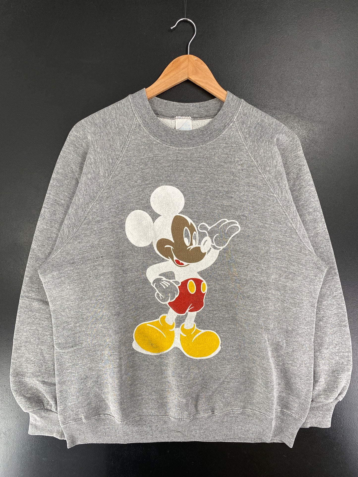 80’s DISNEY MICKEY Made in USA Size XL Vintage Sweat-shirt / G4042S