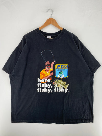 Vintage BASS Size 3XL Vintage T- Shirt / G7153T