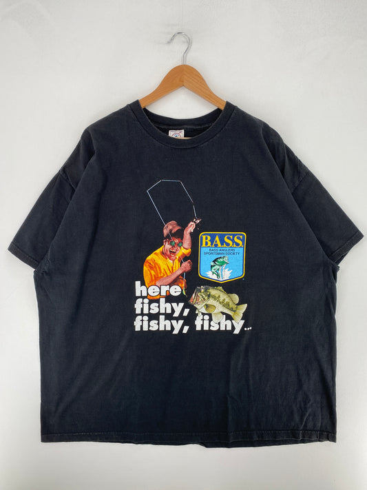Vintage BASS Size 3XL Vintage T- Shirt / G7153T