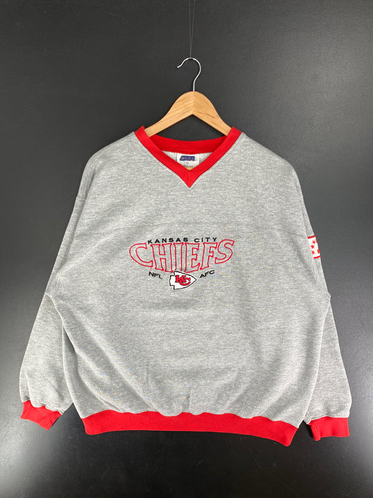 90’s KANSAS CITY CHIEFS Size L NFL Sweat-Shirt / F3793S