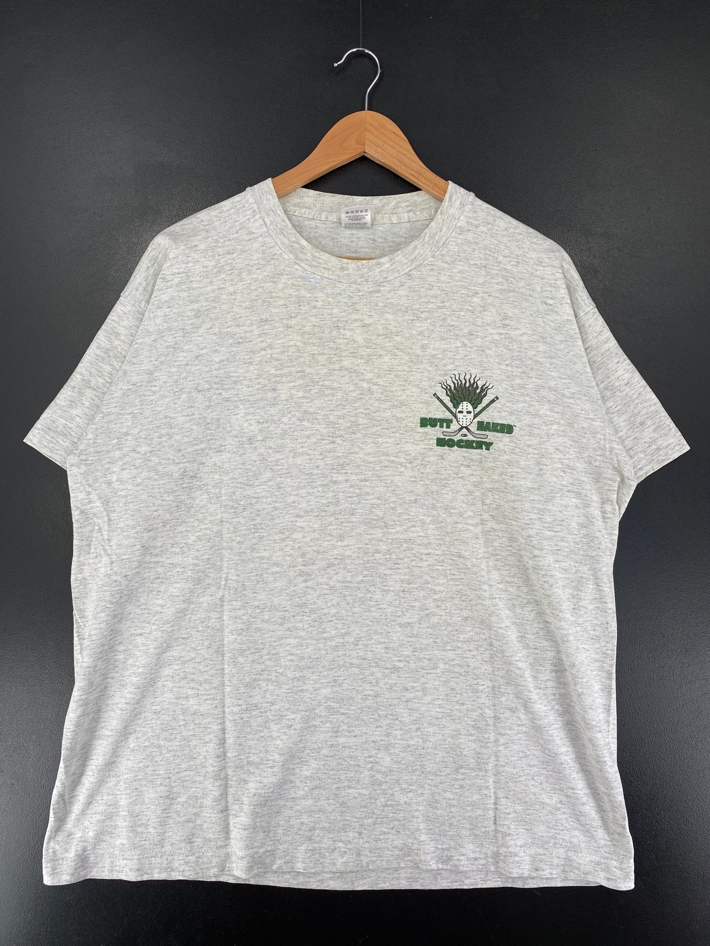 90's BUTT NAKED HOCKEY Made in USA Size XL Vintage T-Shirt / G324T