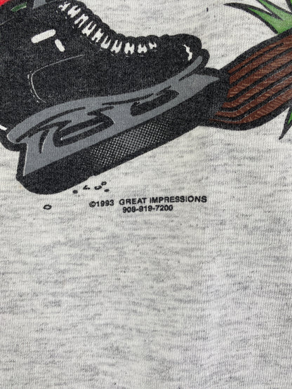 90's BUTT NAKED HOCKEY Made in USA Size XL Vintage T-Shirt / G324T