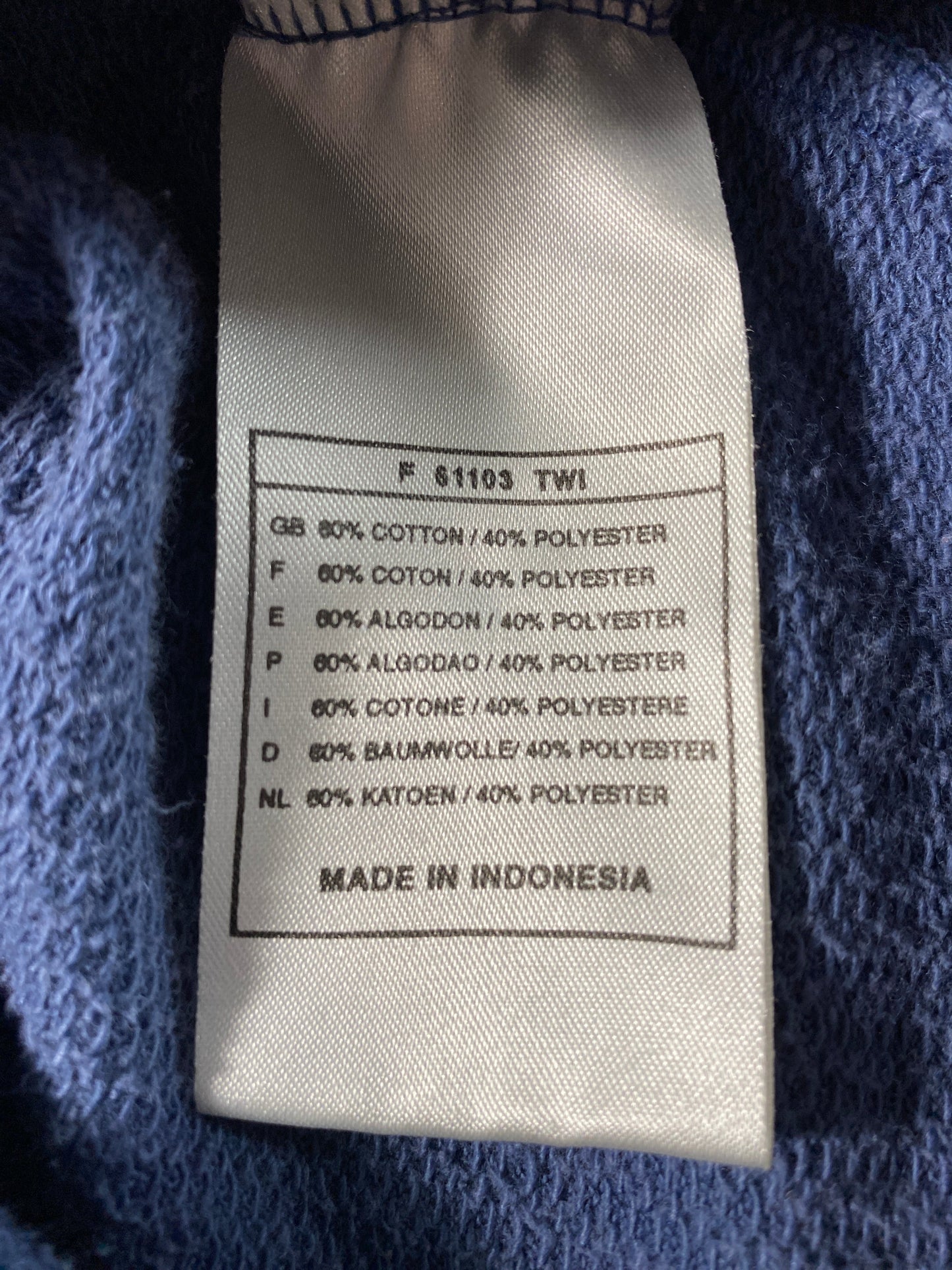 90’s Euro NIKE ITALIA Size M Sweat-shirt / G3854S