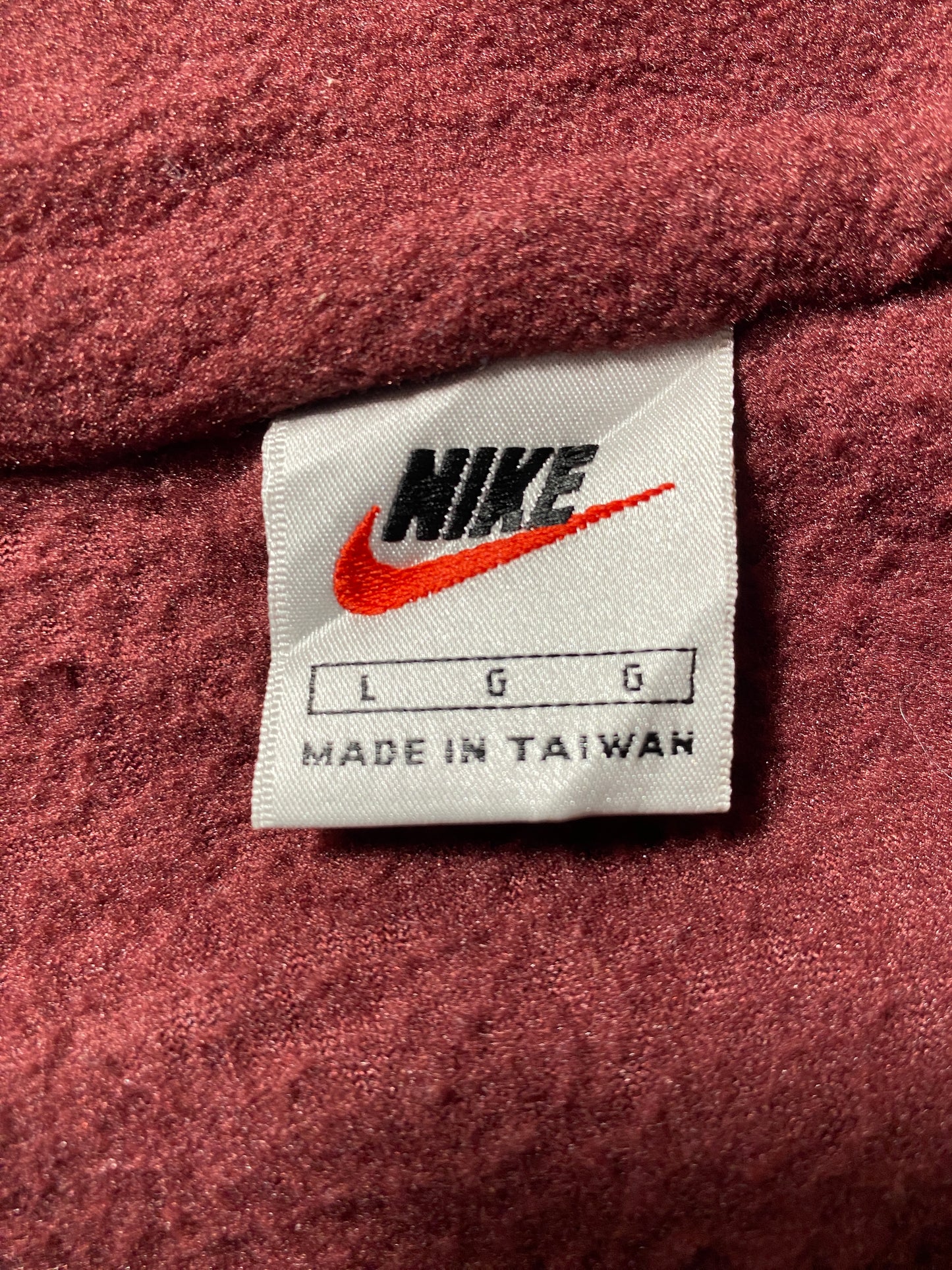 90's NIKE Size L Vintage Half-zip Fleece Jacket / F3491S
