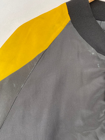 90's NOTRE DAME Made in USA Size XL Vintage Collage Nylon Jacket / F3803N