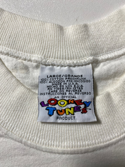 1996 LOONEY TONES Made in USA Size L Vintage T-Shirt / G320T