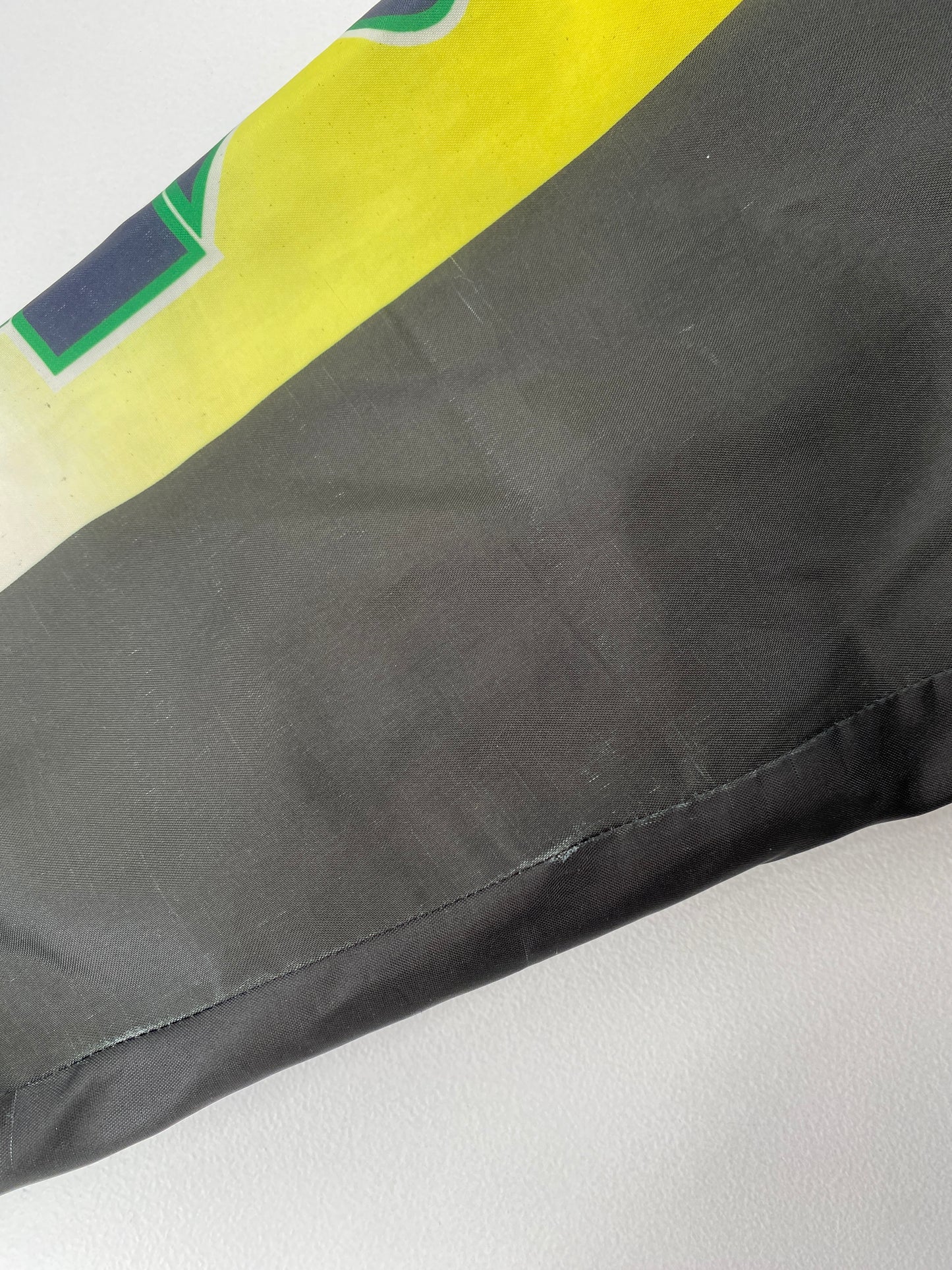 90's NOTRE DAME Made in USA Size XL Vintage Collage Nylon Jacket / F3803N