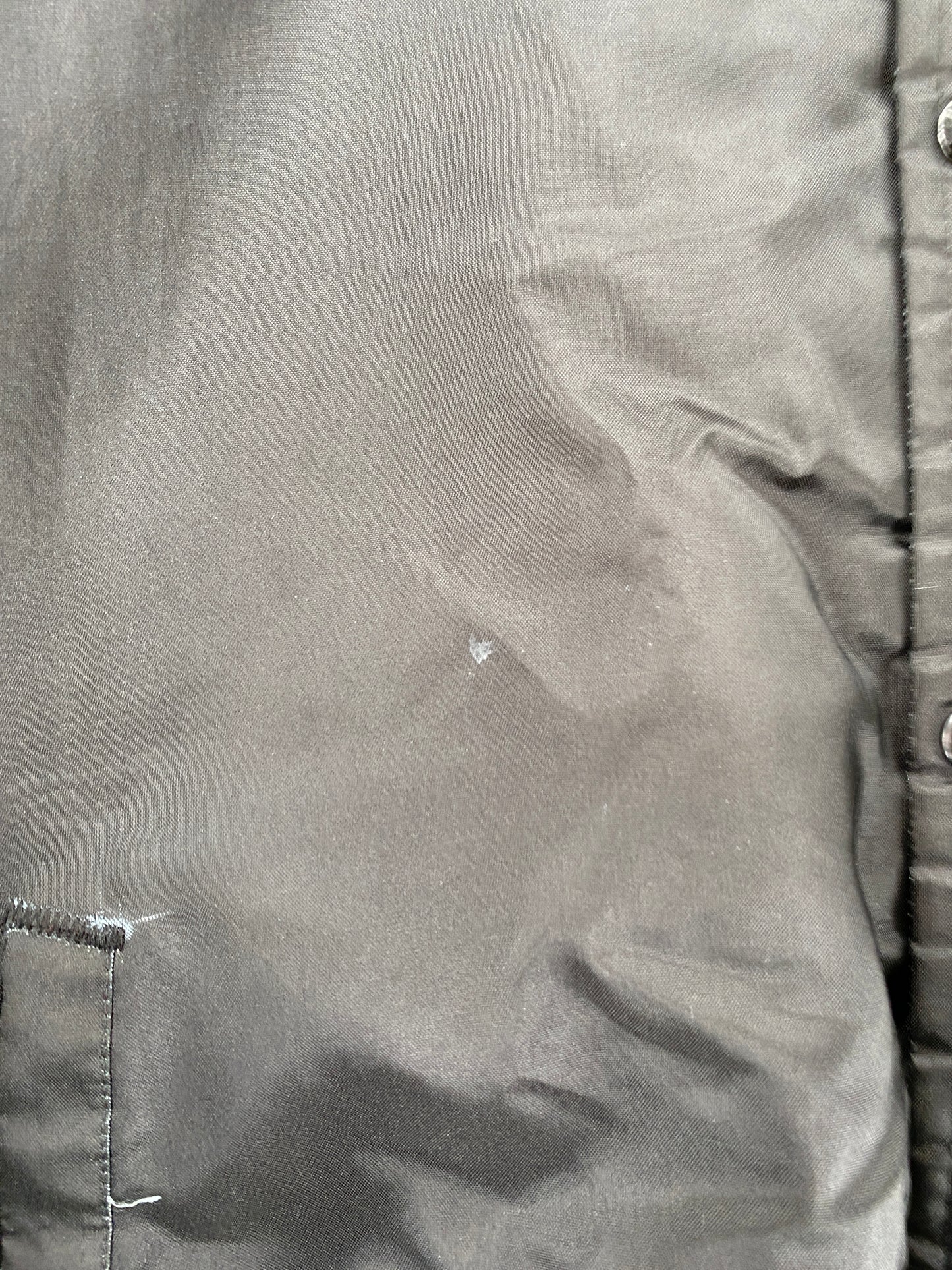 90's NOTRE DAME Made in USA Size XL Vintage Collage Nylon Jacket / F3803N