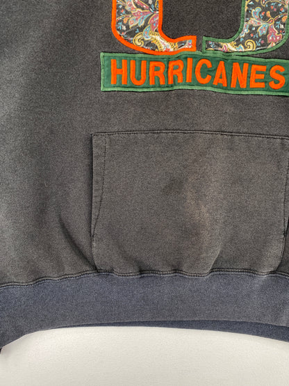 90's CAROLINA HURRICANES Made in USA Size L Vintage College Sweat-shirt / G406S