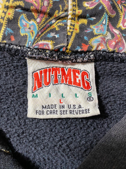 90's CAROLINA HURRICANES Made in USA Size L Vintage College Sweat-shirt / G406S