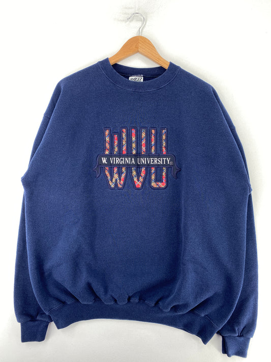 90's VIRGINIA UNIVERSITY Made in USA Size XL Vintage College Sweat-Shirt / G6308S