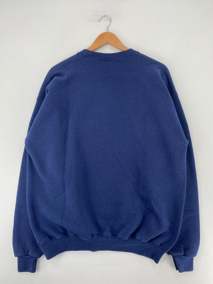 90's VIRGINIA UNIVERSITY Made in USA Size XL Vintage College Sweat-Shirt / G6308S