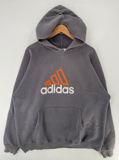 90’s ADIDAS Size XL Vintage Hoodie Sweat-shirt / G463S