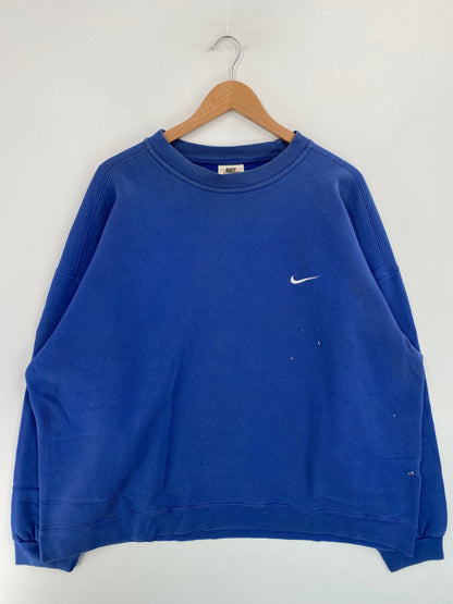 90's NIKE MINI SWOOSH Made in USA Size XXL Vintage Sweat-shirt / G4432S