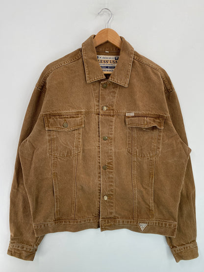90's GUESS USA Made in USA Size XL Vintage Denim Jacket / G4444J
