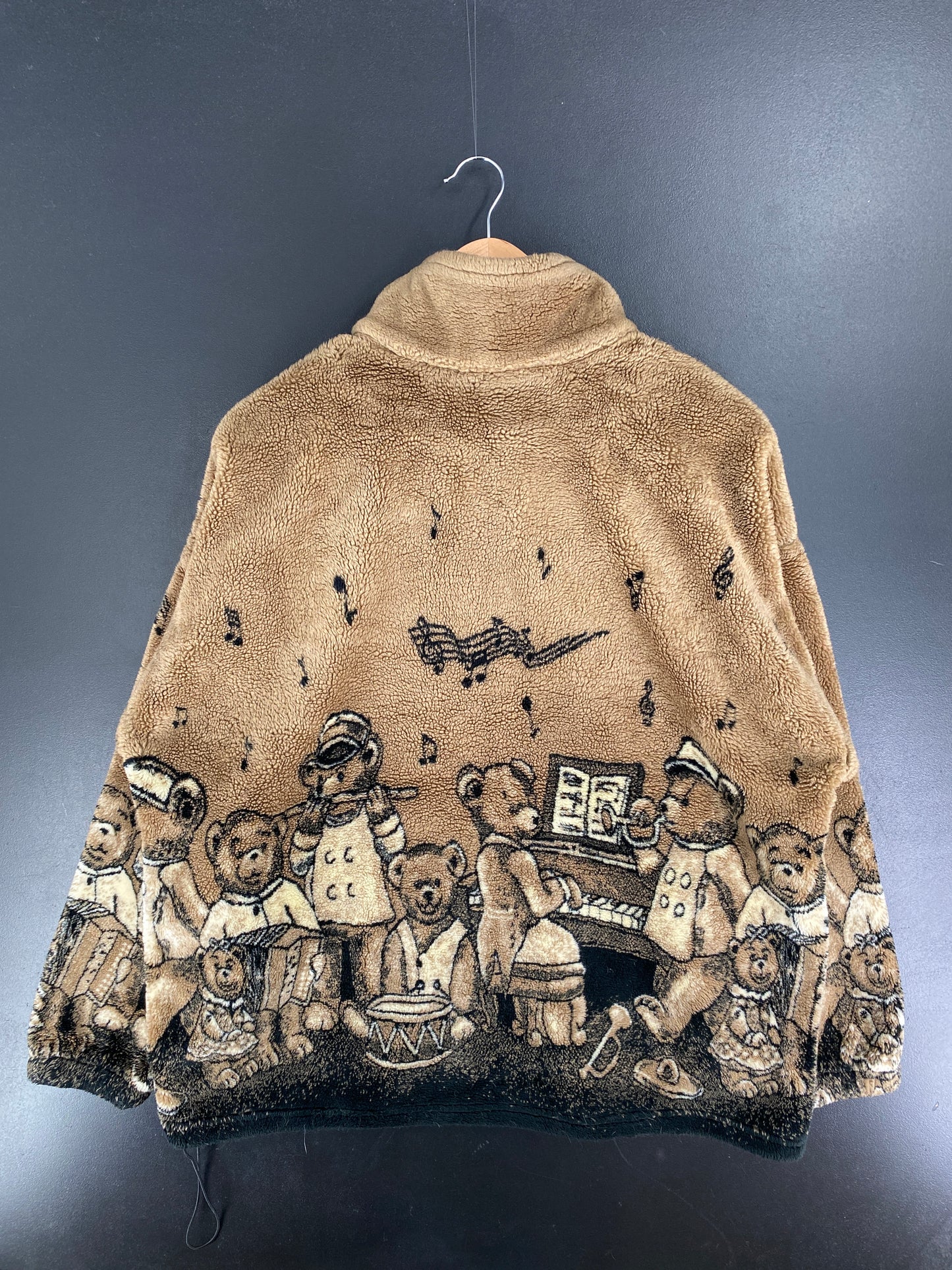 90's BEAR Made in USA Size XL Fleece Jacket / F3808J