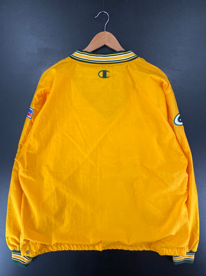 Vintage GREEN BAY PACKERS Size M Nylon NFL Jacket / G4323N