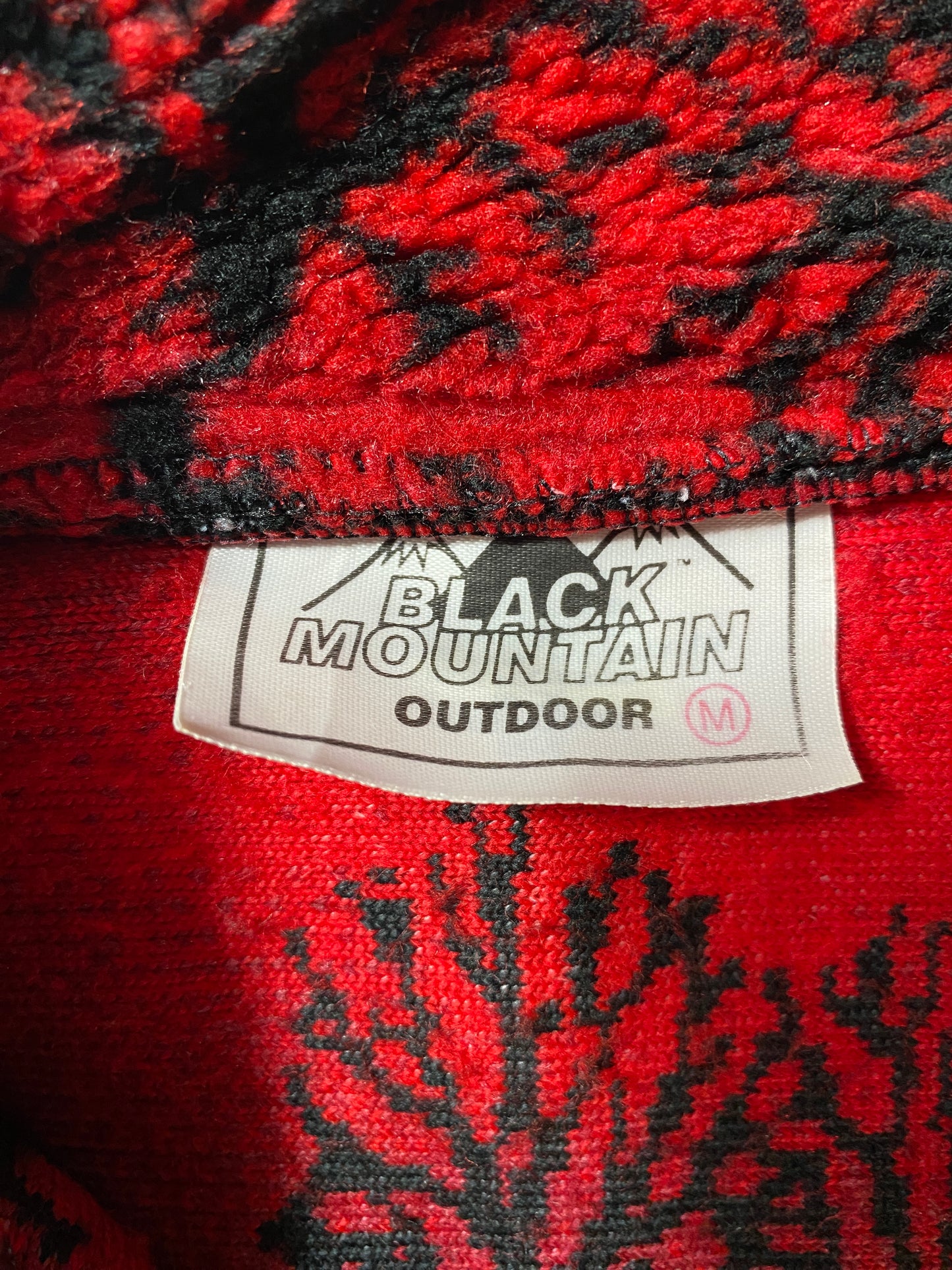90's BLACK MOUNTAIN Made in USA Size M Fleece Jacket / G4465F