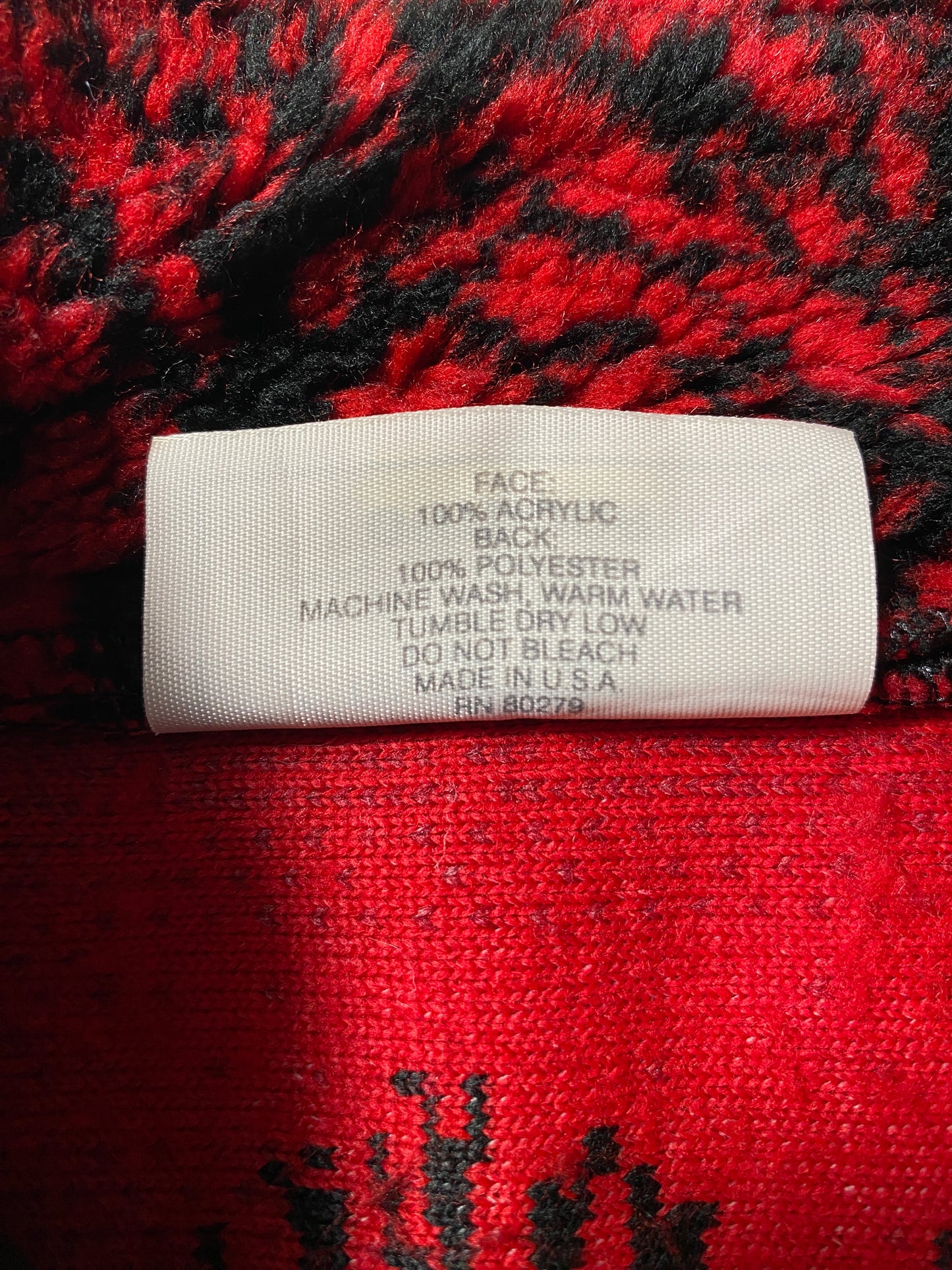 90's BLACK MOUNTAIN Made in USA Size M Fleece Jacket / G4465F