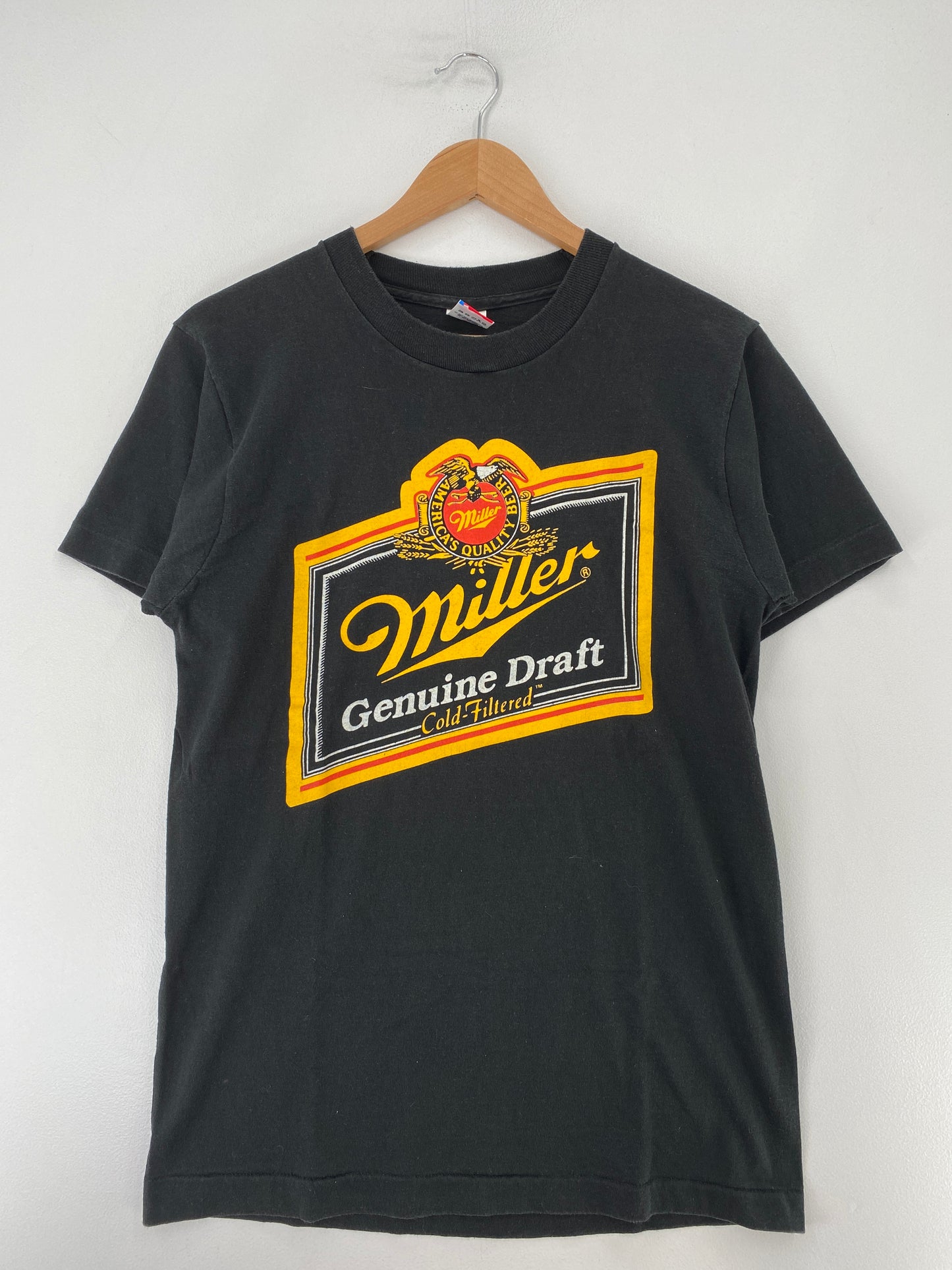 90's MILLER BEER Made in USA Size M Vintage T-Shirt / G564T