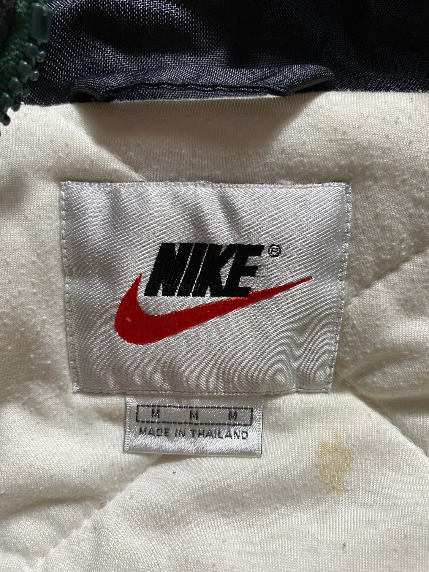 90’s NIKE Size M Nylon padded Zip-Up Jacket / F6418N