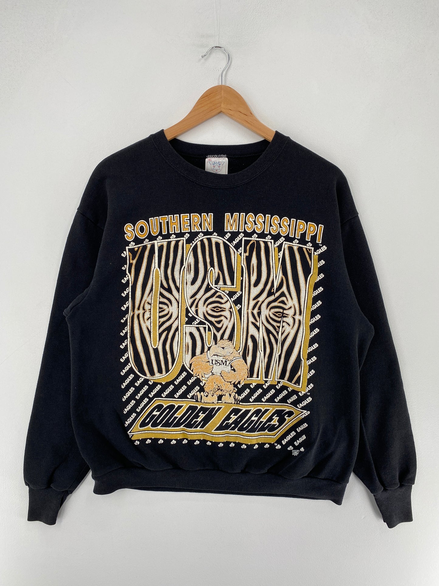 90’s USM GOLDEN EAGLES Size XL College Sweat-shirt / F3816S