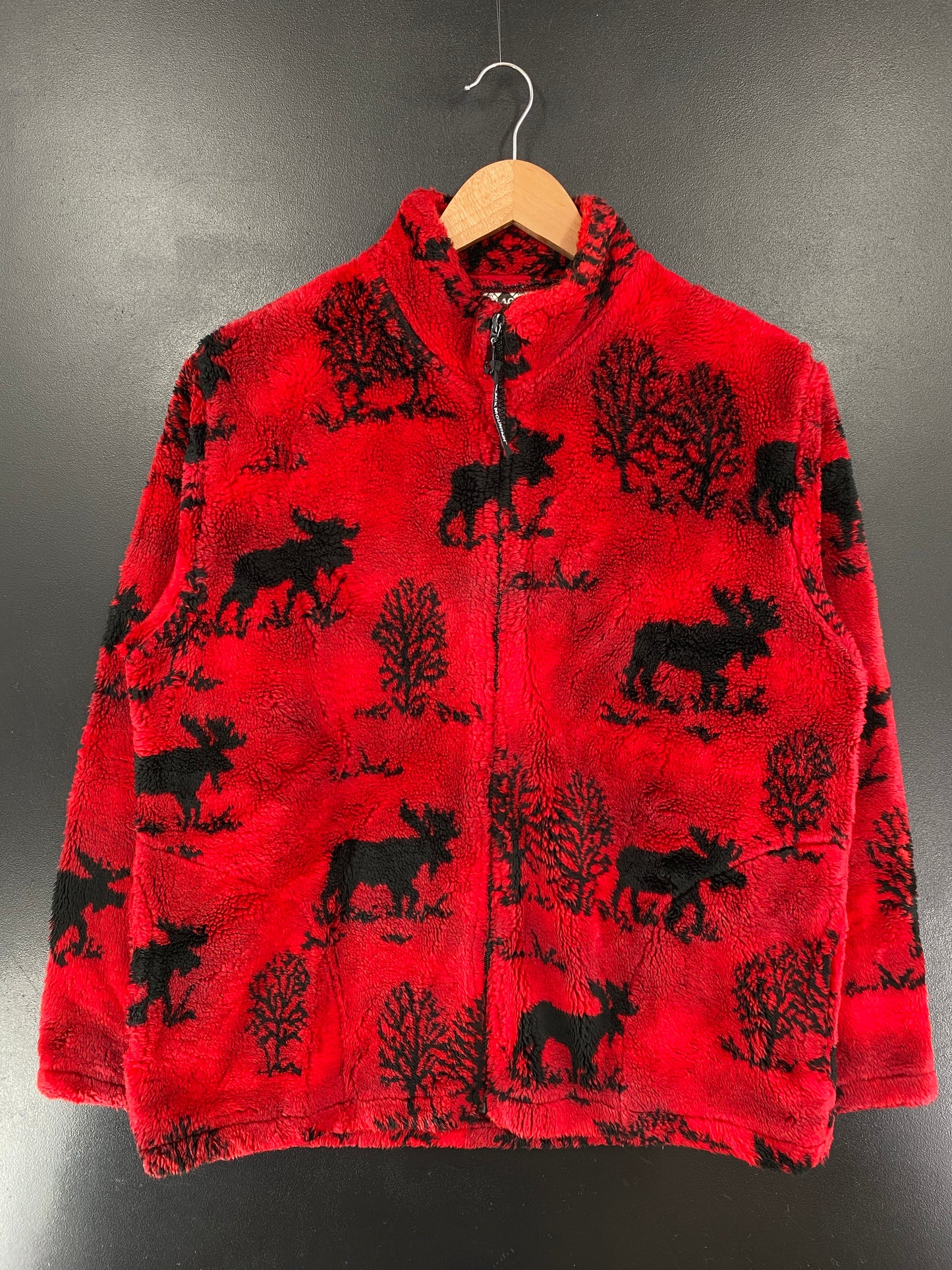 90's BLACK MOUNTAIN Made in USA Size M Fleece Jacket / G4465F